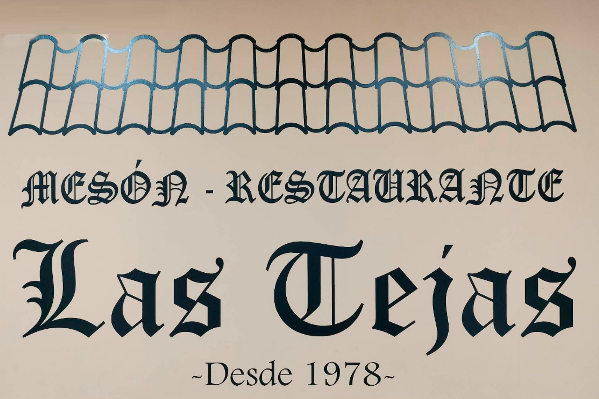 Cartel histórico Las Tejas 1978